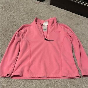 The North Face Pink Fleece Quarter-Zip Pullover